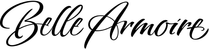 Belle Armoire Magazine Cover | Hoffmann Angelic Design | brush | lettering | Masthead Design | Gold Jacket | wardrobe | beautiful | fancy | artistic | elegant 