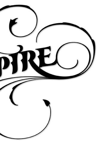 inspire | Hoffmann Angelic Design | web puzzle | lettering | goth | gothic | tattoo | ivan Angelic | teen | canadian | flourishes | youth