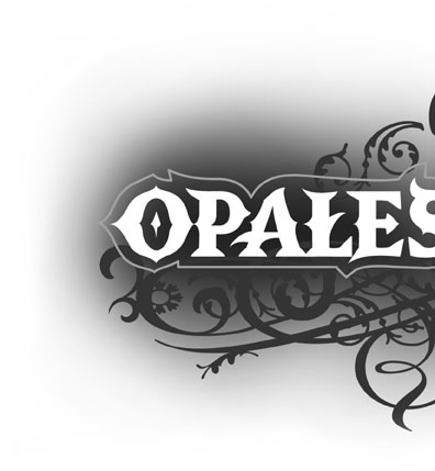 Type and Flourishing Design | Youthful Goth | hoffmann angelic design | lettering | gothic | black | opalescence | biker chic | sleeping beauty | thorns