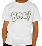 boo | Halloween | Lettering | Ghost | redbubble | zazzle | 26_characters | 26 Characters | T-shirt | tee | scarf | card | poster | cartoon |  zombie | eye | Hoffmann angelic design