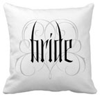 Bride Gothic lettering for Zazzle and Redbubble | 26 Characters | 26_characters | hoffmann Angelic Design | wedding | marriage | biker | tattoo | vampire | black | white | elegant | fshionalbe | scarf | t-shirt | pillow | inviation | reception | rehearsal
