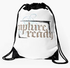 rapture ready lettering for Zazzle and Redbubble | 26 Characters | 26_Characters | lettering | goth | black letter | christian | christianity | lettering | hoffmann Angelic Design | Religion | religious | jesus | saved | apocalypse | back pack | backpack | t-shirt | tee | graphic t | scarf | pillow | card | 