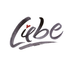 Liebe lettering for Zazzle and Redbubble