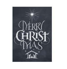 Merry Christ Mas lettering for Zazzle and Redbubble