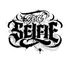 Selfie Epic lettering for Zazzle and Redbubble