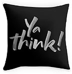 Ya Think lettering for Zazzle and Redbubble | 26_Characters | 26 Characters | Hoffmann Angelic Design | black | white | urban slang